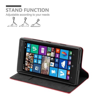 Nokia Lumia 929 / 930 lommebokdeksel case (rød)
