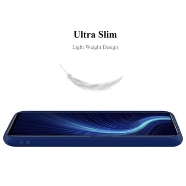 Deksel Honor X10 Silikon cover (blå)
