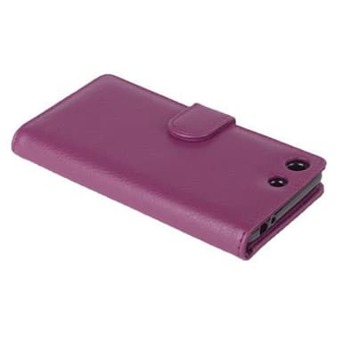Sony Xperia M5 lommebokdeksel case (lilla)