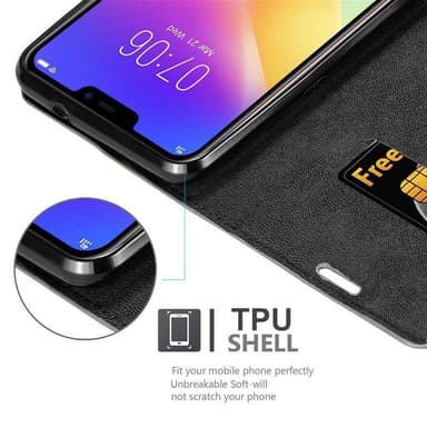 Vivo Y81i lommebokdeksel case (brun)