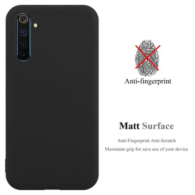 Deksel Realme 6 PRO Silikon cover (svart)