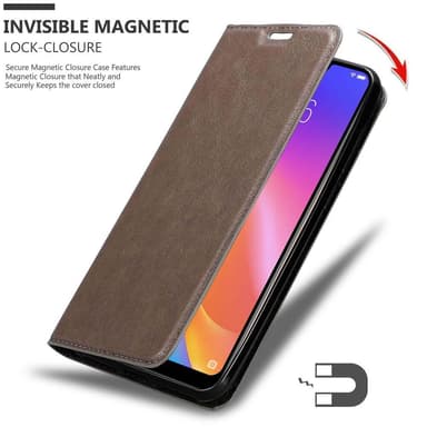 Vivo Y81i lommebokdeksel case (brun)