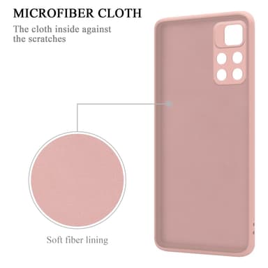 Deksel Xiaomi POCO M4 PRO 5G Ring Case (rosa)