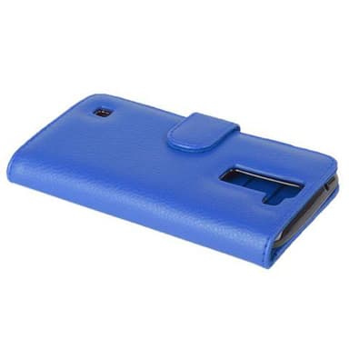 LG K8 2016 lommebokdeksel case (blå)
