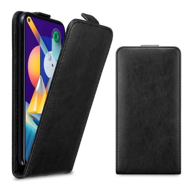 Samsung Galaxy A11 / M11 deksel flip cover (svart)