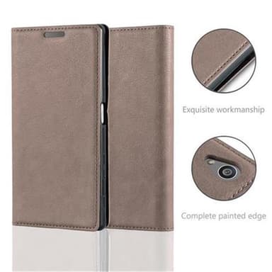 Sony Xperia Z5 lommebokdeksel case (brun)