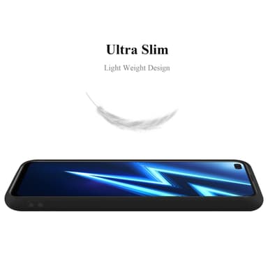 Deksel Realme 6 PRO Silikon cover (svart)