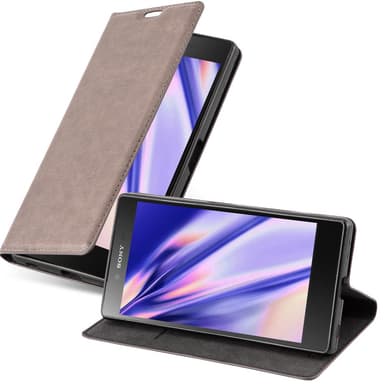 Sony Xperia Z5 lommebokdeksel case (brun)