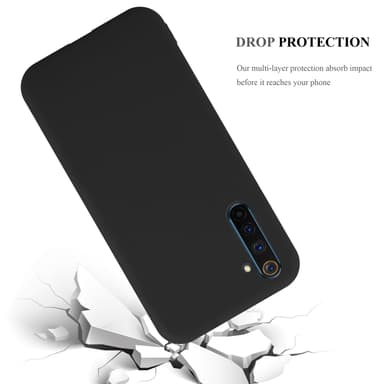 Deksel Realme 6 PRO Silikon cover (svart)