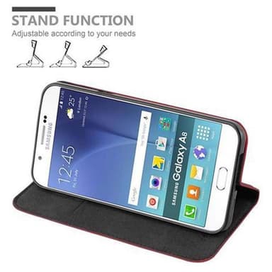 Samsung Galaxy A8 2015 lommebokdeksel case (rød)