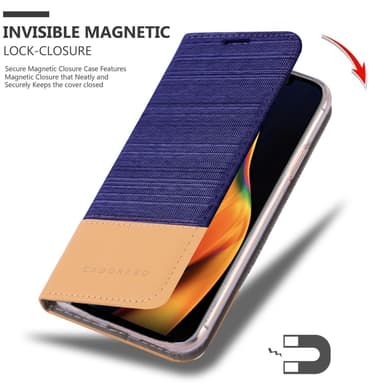 iPhone 13 lommebokdeksel etui (blå)