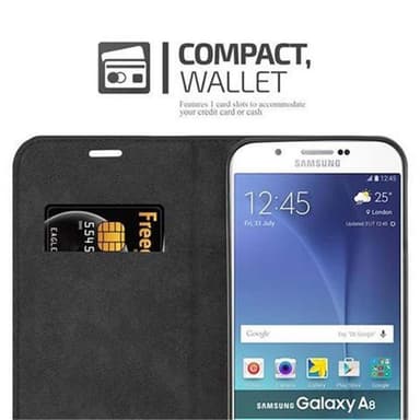 Samsung Galaxy A8 2015 lommebokdeksel case (rød)