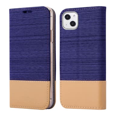 iPhone 13 lommebokdeksel etui (blå)