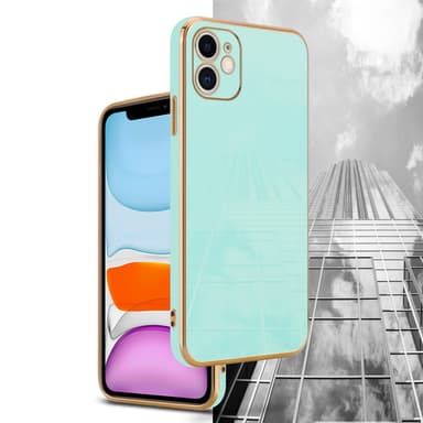 iPhone 11 silikondeksel case (grønn)