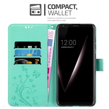 LG V30 / V30+ / V30S / V30S+ lommebokdeksel Blomster