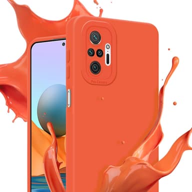 Xiaomi RedMi NOTE 10 PRO Deksel case (oransje)