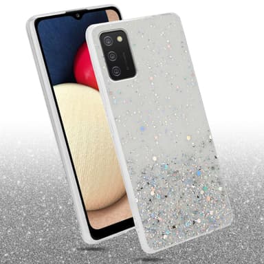 Samsung Galaxy A02s Silikondeksel Glitter