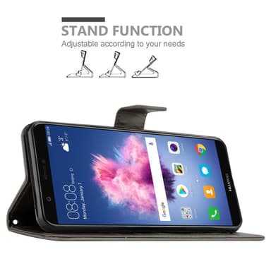 Huawei P SMART 2018 / Enjoy 7S lommebokdeksel Blomster