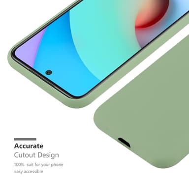Deksel Xiaomi RedMi 10 Silikon cover (grønn)