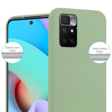 Deksel Xiaomi RedMi 10 Silikon cover (grønn)