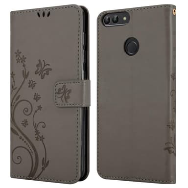 Huawei P SMART 2018 / Enjoy 7S lommebokdeksel Blomster