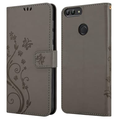 Huawei P SMART 2018 / Enjoy 7S lommebokdeksel Blomster