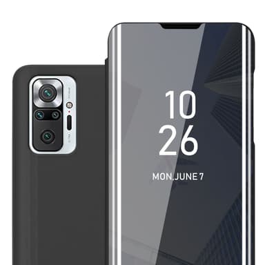 Xiaomi RedMi NOTE 10 PRO lommebokdeksel etui (svart)