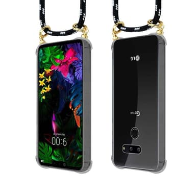LG G8 ThinQ Deksel med Halskjede (svart)
