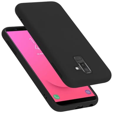 Samsung Galaxy A6 PLUS 2018 silikondeksel case (svart)