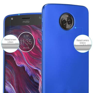 Deksel Motorola MOTO Z Case Cover (blå)