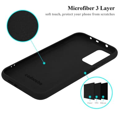 Xiaomi Mi 10T / Mi 10T PRO silikondeksel case (svart)