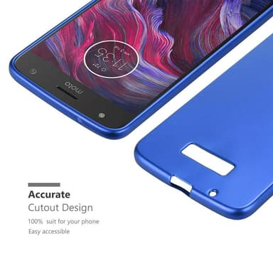 Deksel Motorola MOTO Z Case Cover (blå)