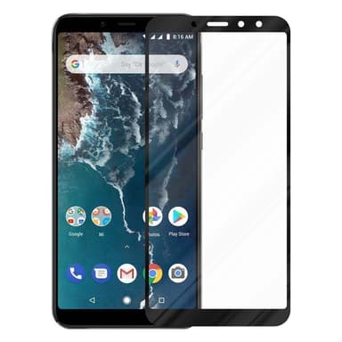 Xiaomi Mi A2 / Mi 6X Skjermbeskytter Skärmskydd (svart)