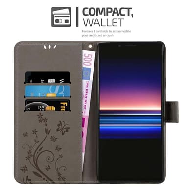 Sony Xperia 1 / Xperia XZ4 lommebokdeksel Blomster