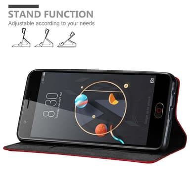 ZTE Nubia M2 lommebokdeksel case (rød)