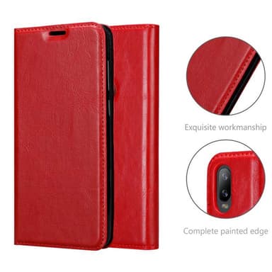 Samsung Galaxy A6s lommebokdeksel case (rød)