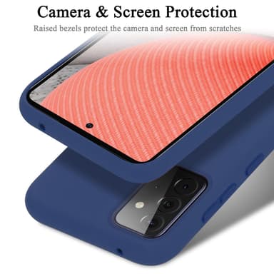 Samsung Galaxy A72 4G / 5G silikondeksel case (blå)