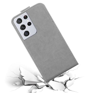 Samsung Galaxy S21 ULTRA deksel flip cover (grå)