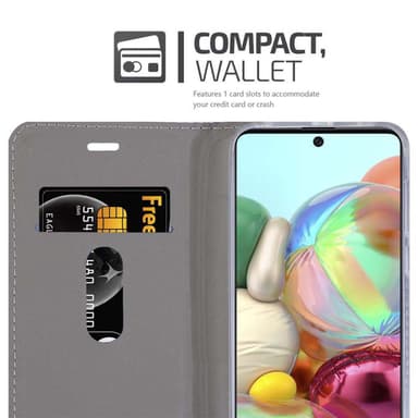 Samsung Galaxy A71 4G lommebokdeksel etui (blå)