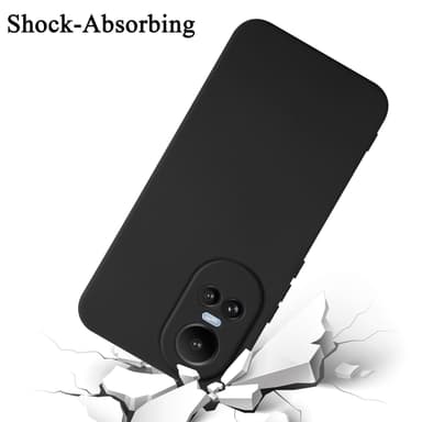 OPPO Reno 10 5G / 10 Pro 5G silikondeksel case (Svart)