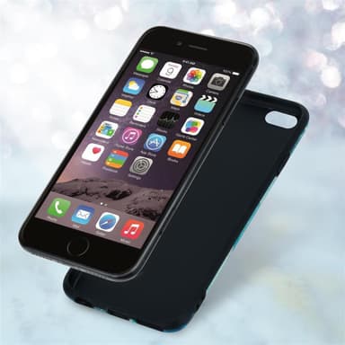 iPhone 6 PLUS / 6S PLUS lommebokdeksel etui (blå)