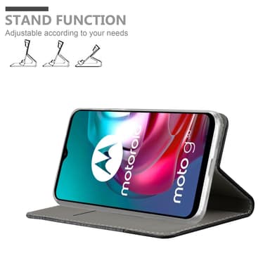Motorola MOTO G10 / G30 lommebokdeksel etui (grå)