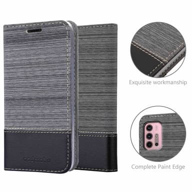 Motorola MOTO G10 / G30 lommebokdeksel etui (grå)