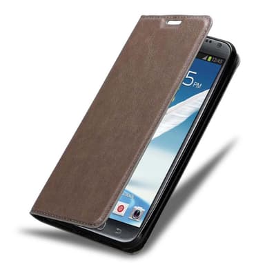 Samsung Galaxy NOTE 2 lommebokdeksel case (brun)