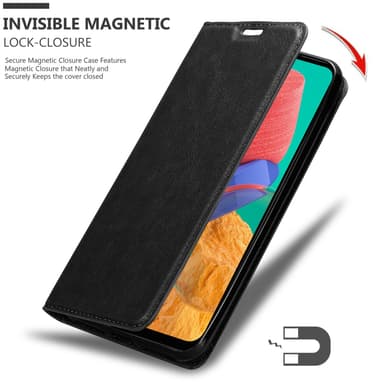 Samsung Galaxy M33 5G lommebokdeksel case (svart)