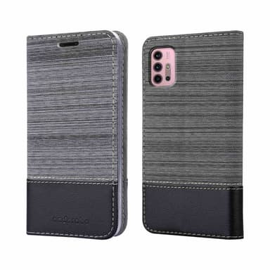 Motorola MOTO G10 / G30 lommebokdeksel etui (grå)