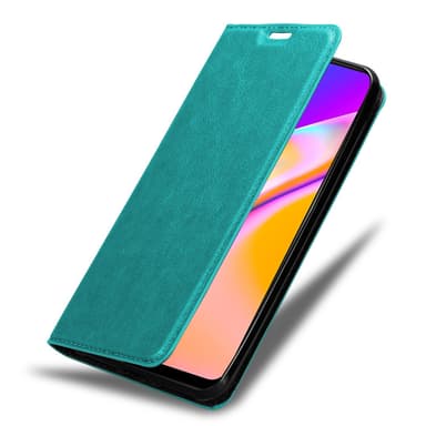 Oppo A94 5G lommebokdeksel case (turkis)