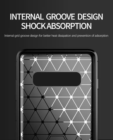 Deksel Samsung Galaxy S10 PLUS ultra slim (svart)
