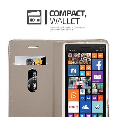 Nokia Lumia 929 / 930 lommebokdeksel etui (blå)