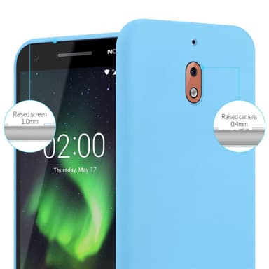 Deksel Nokia 2.1 Silikon cover (blå)